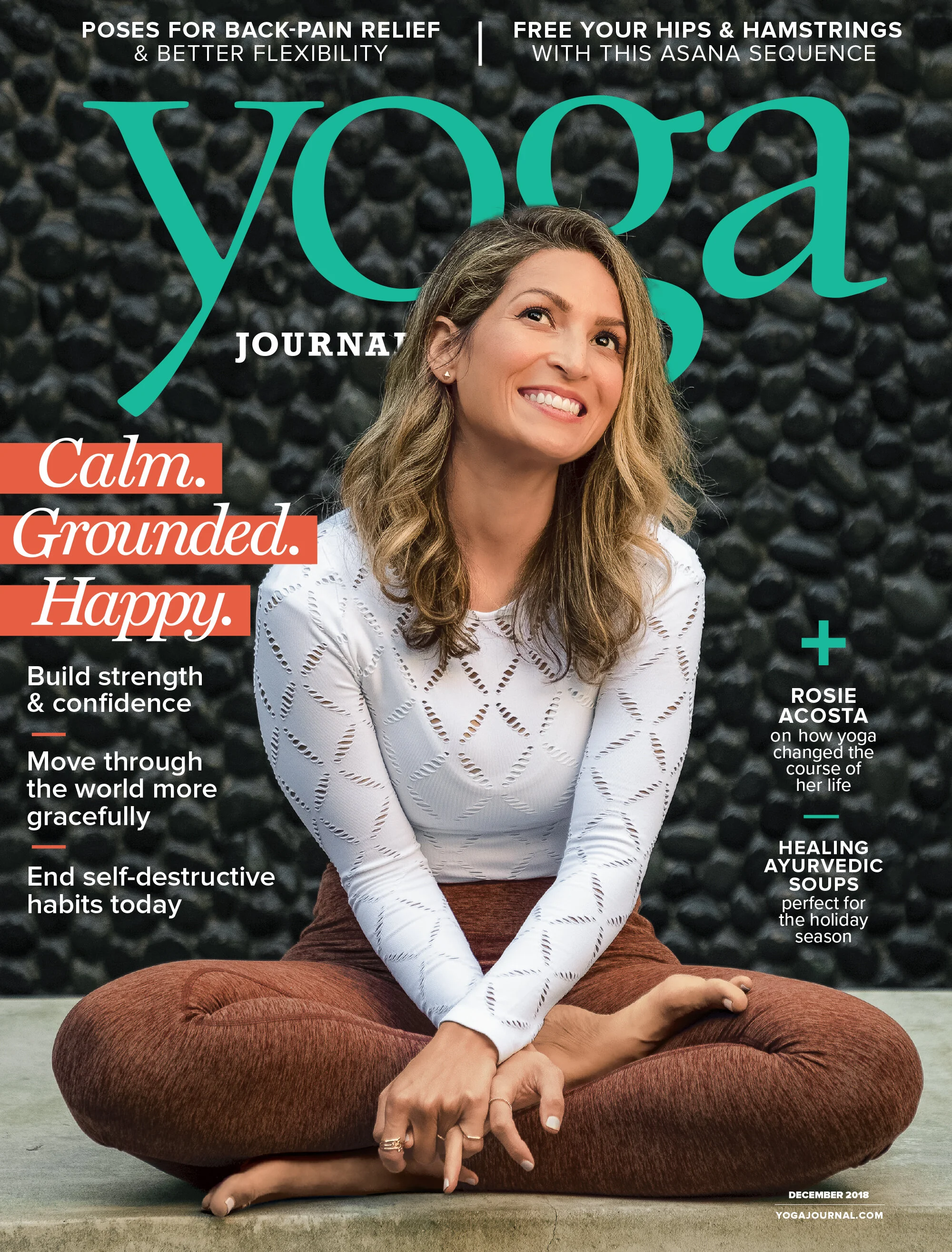 Yoga Journal December 2018 cover